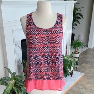 Princess Vera Wang Zip Back Tank So Pretty Sz M